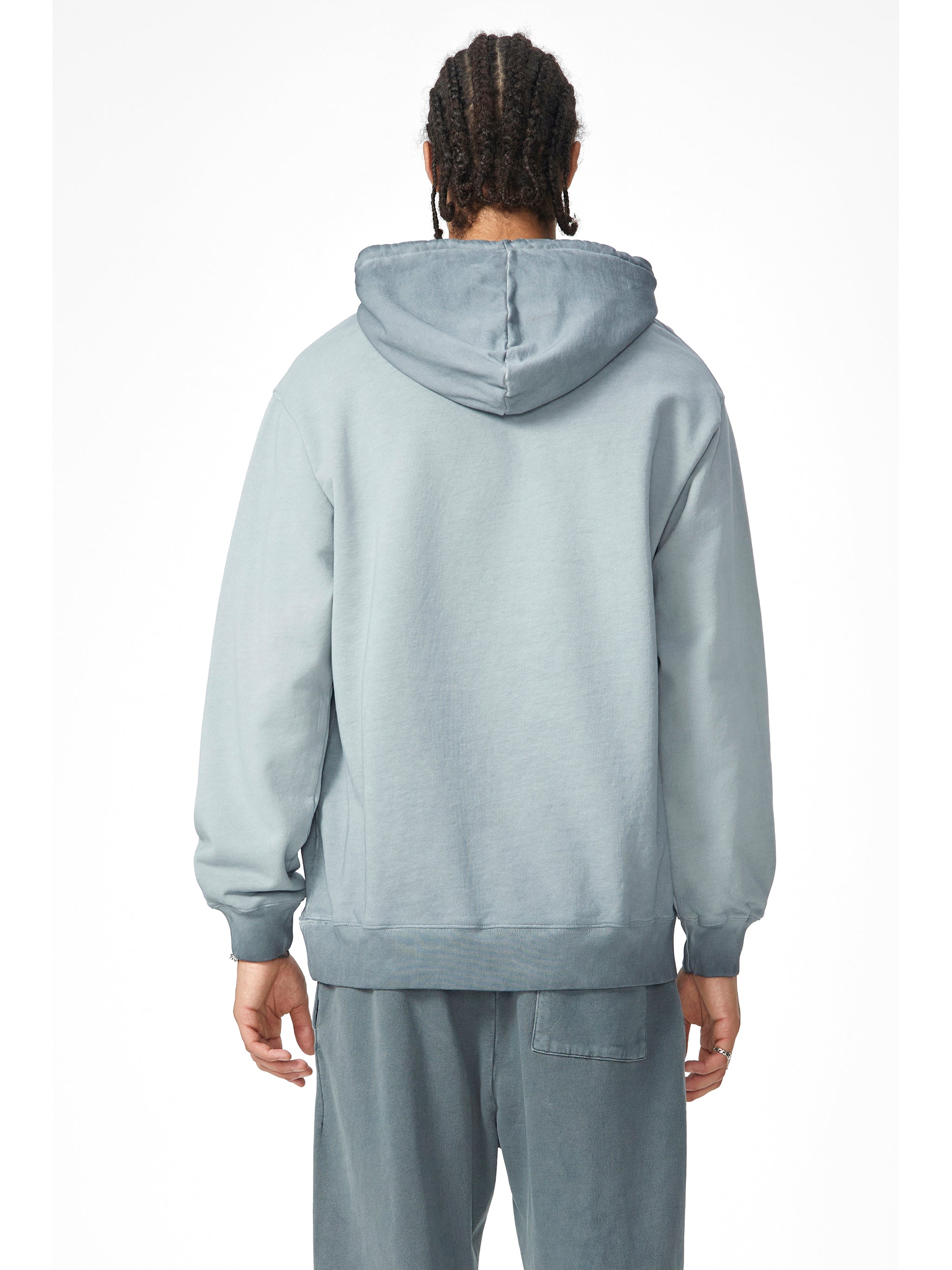 Ombre Stone Washed Colorpointed Hoodie