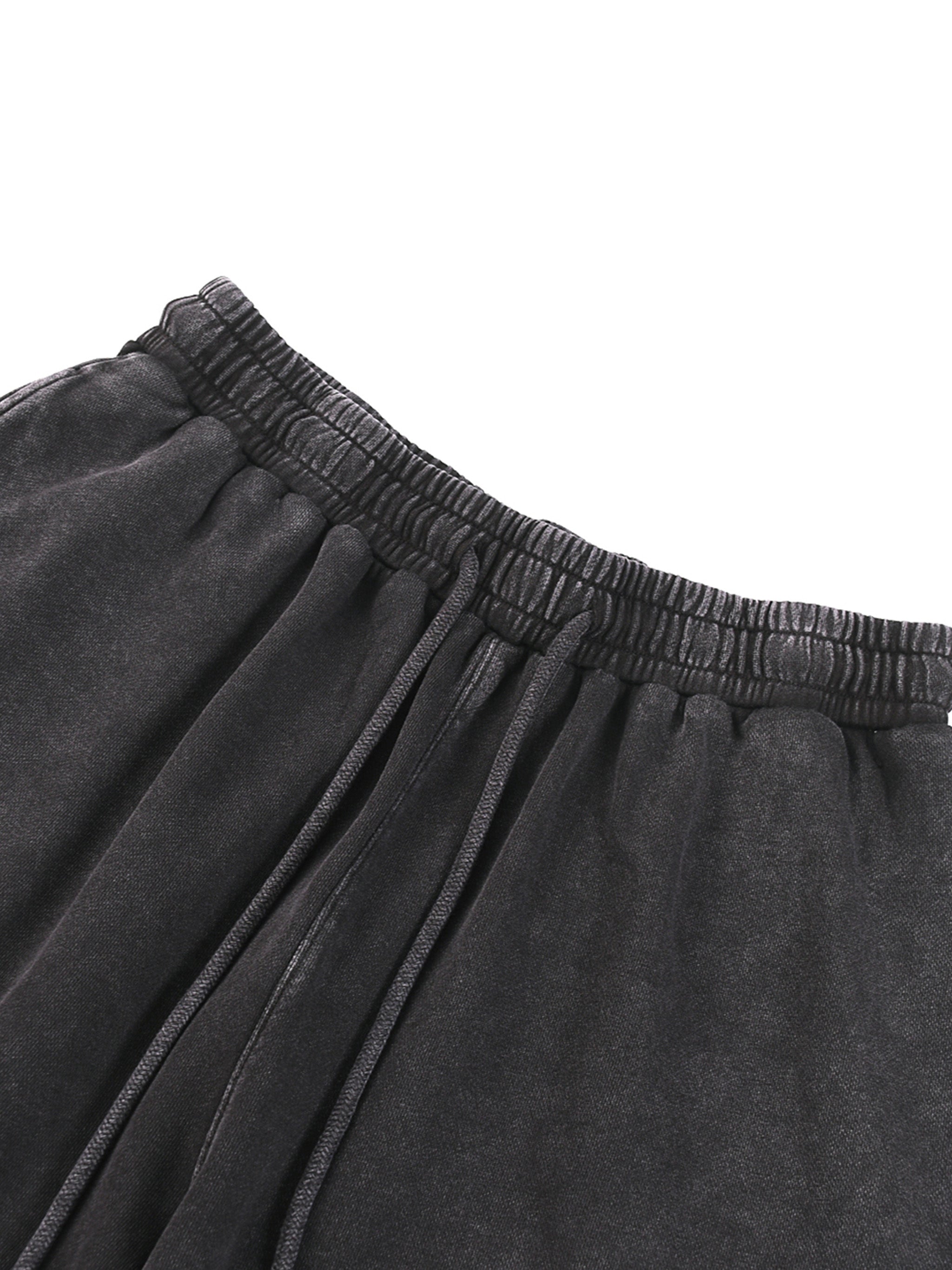 Snow Washed Straight Leg Pants