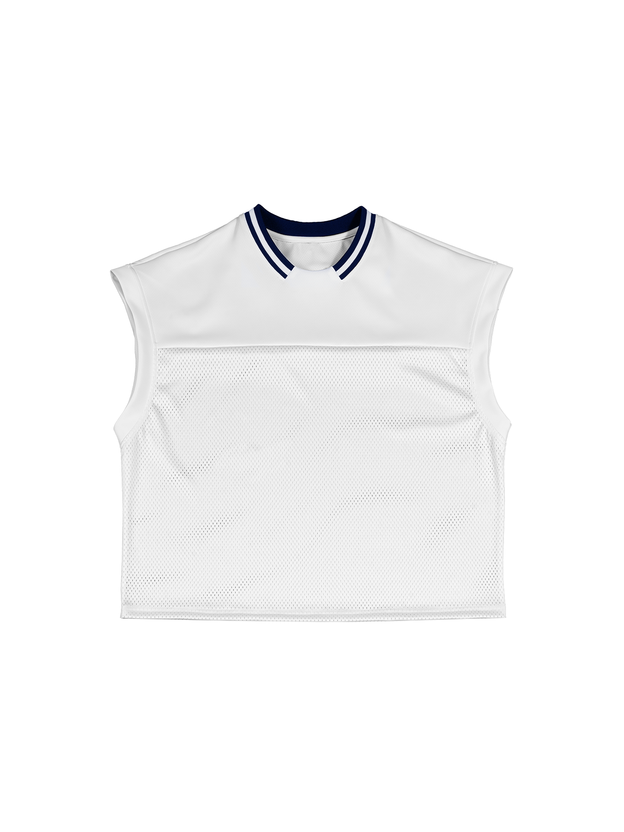 Loose Sleeveless Mesh T-Shirt