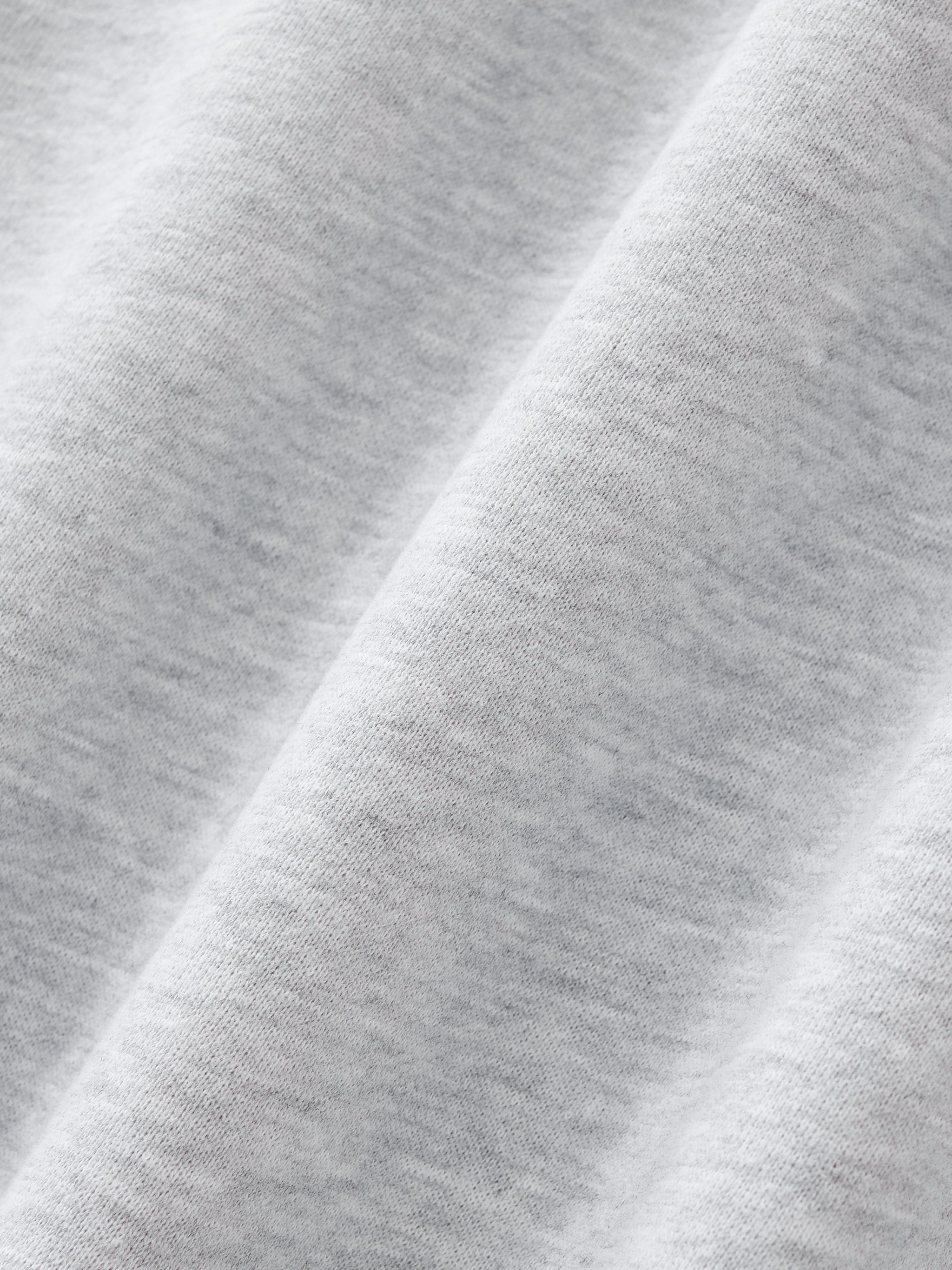 Contrast-Stitched Boxy Fleece Hoodie