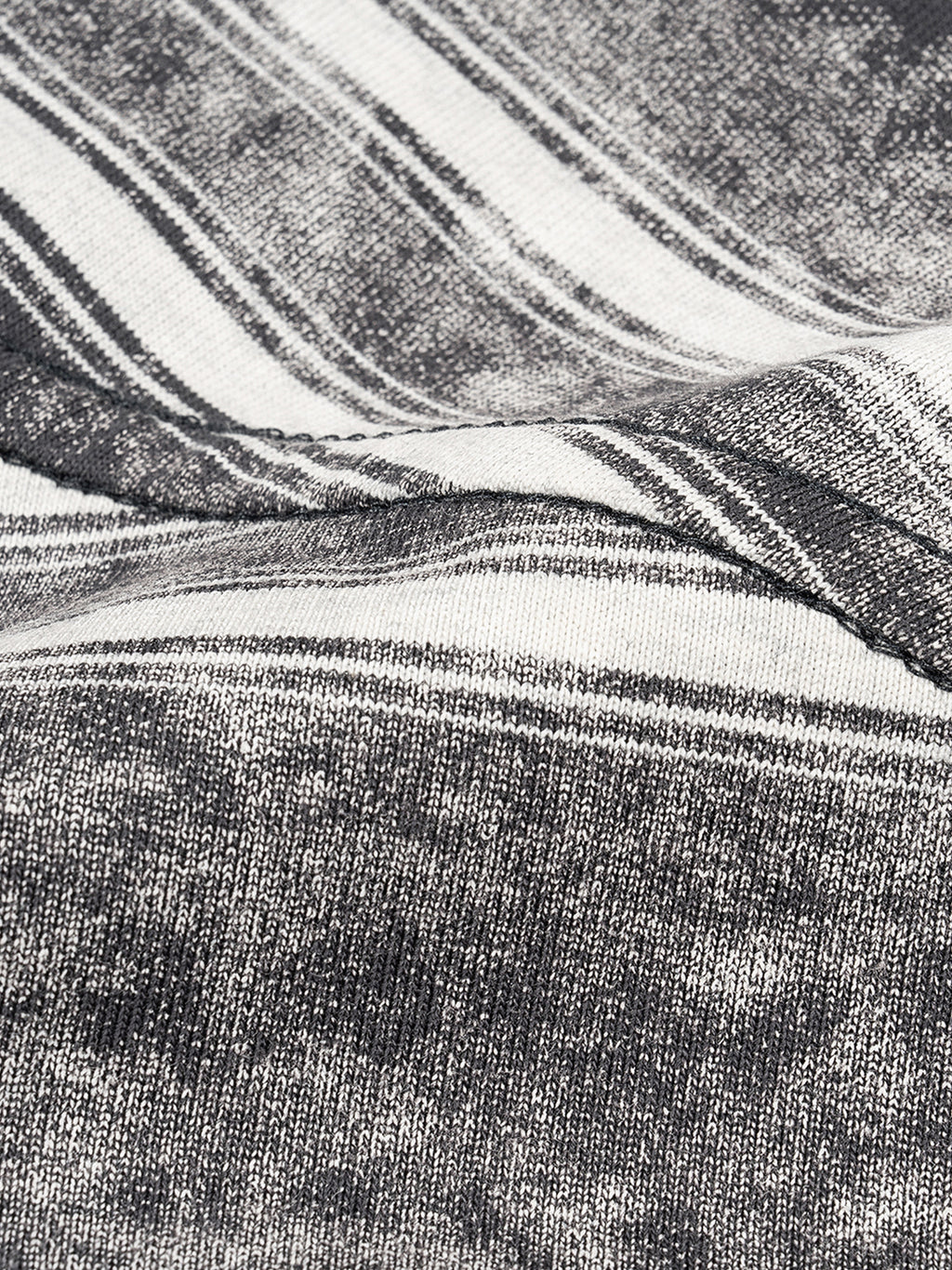 Snow Washed Striped Boxy T-Shirt