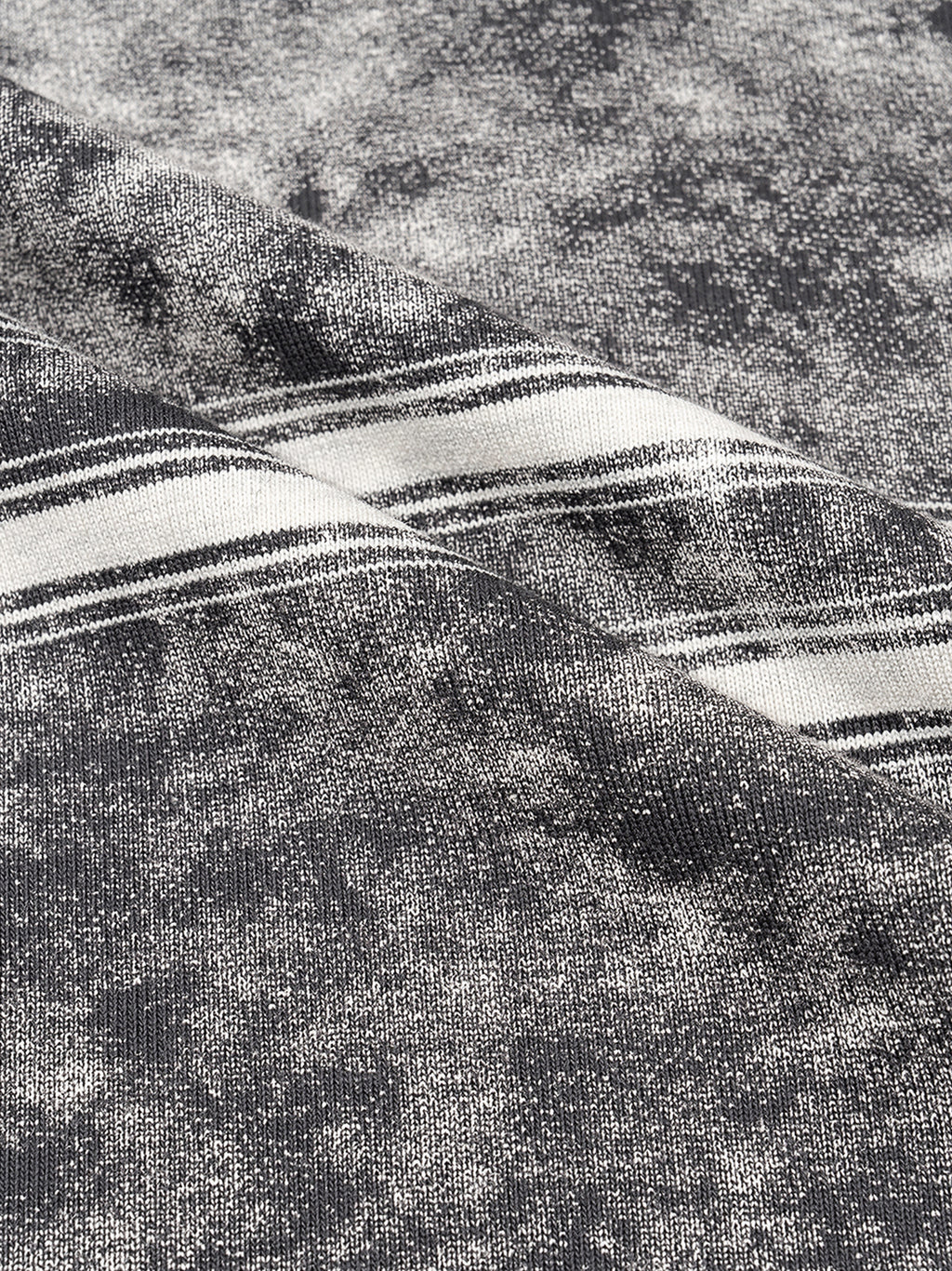 Snow Washed Striped Boxy T-Shirt