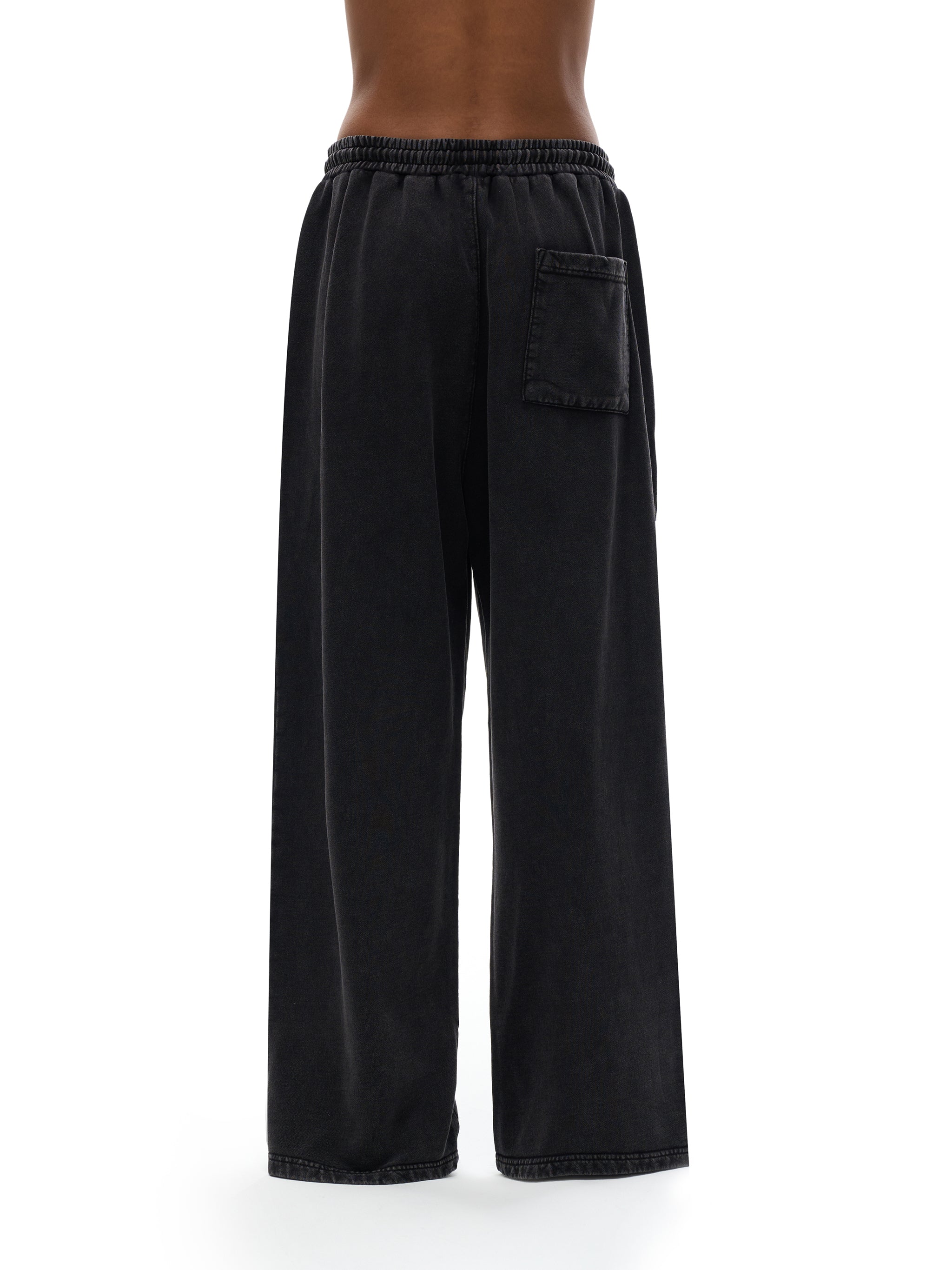 Snow Washed Straight Leg Pants