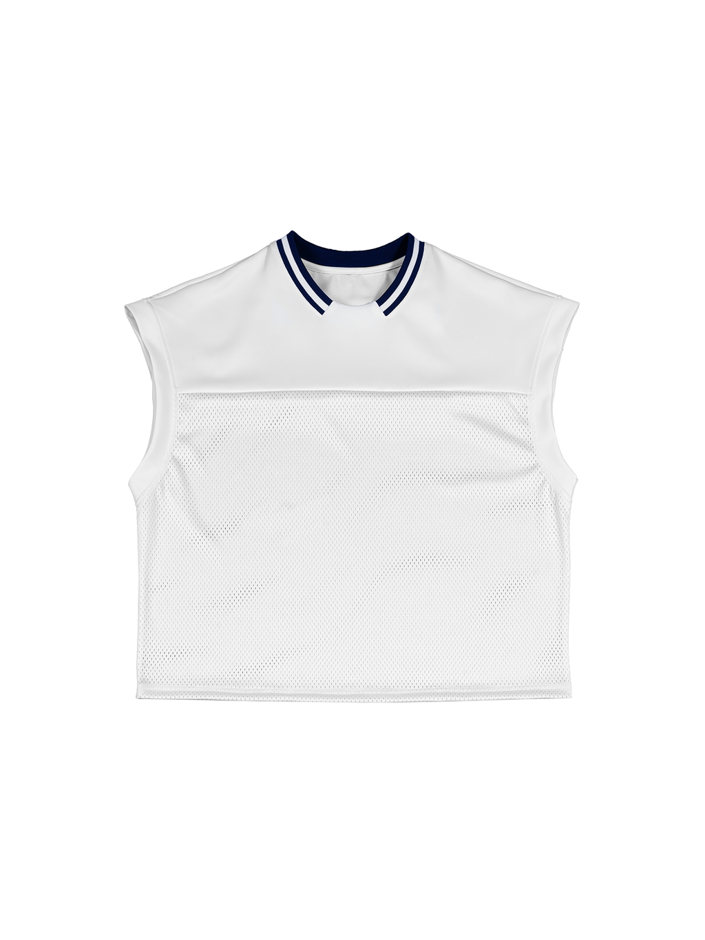 Loose Sleeveless Mesh T-Shirt