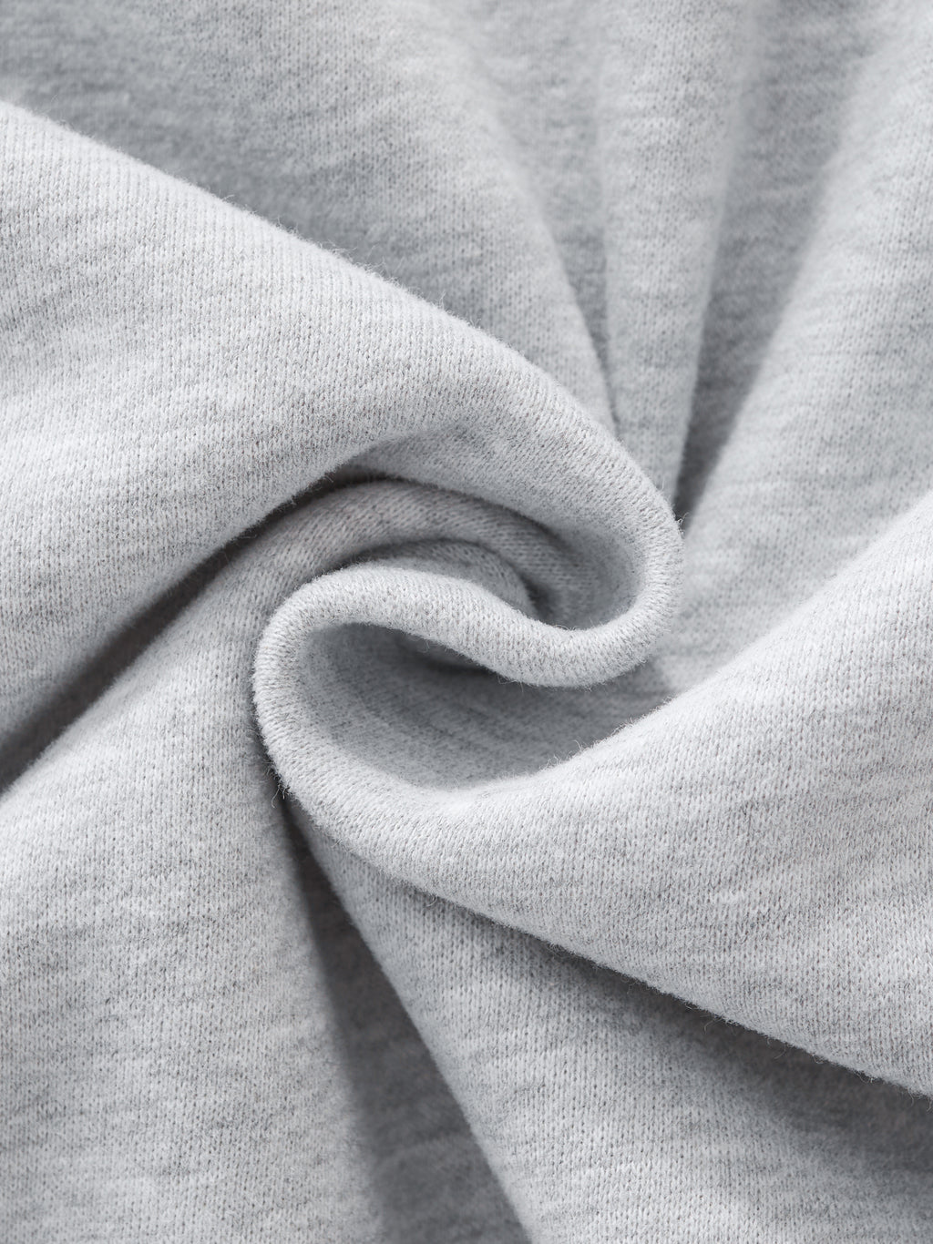 Contrast-Stitched Boxy Fleece Hoodie